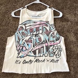 The Rolling Stones, loose tank top, size medium.